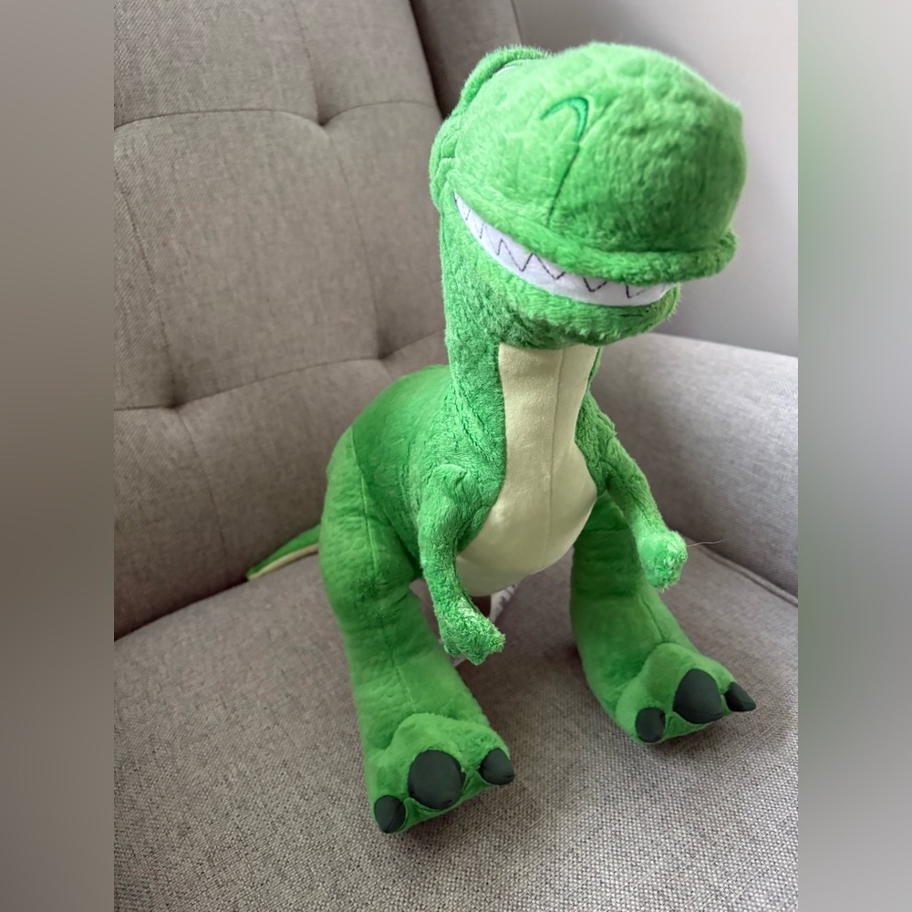 Disney Store Pixar Toy Story Rex 15” Large Plush Stuffed Animal Toy Dinosaur - Picture 3 of 8